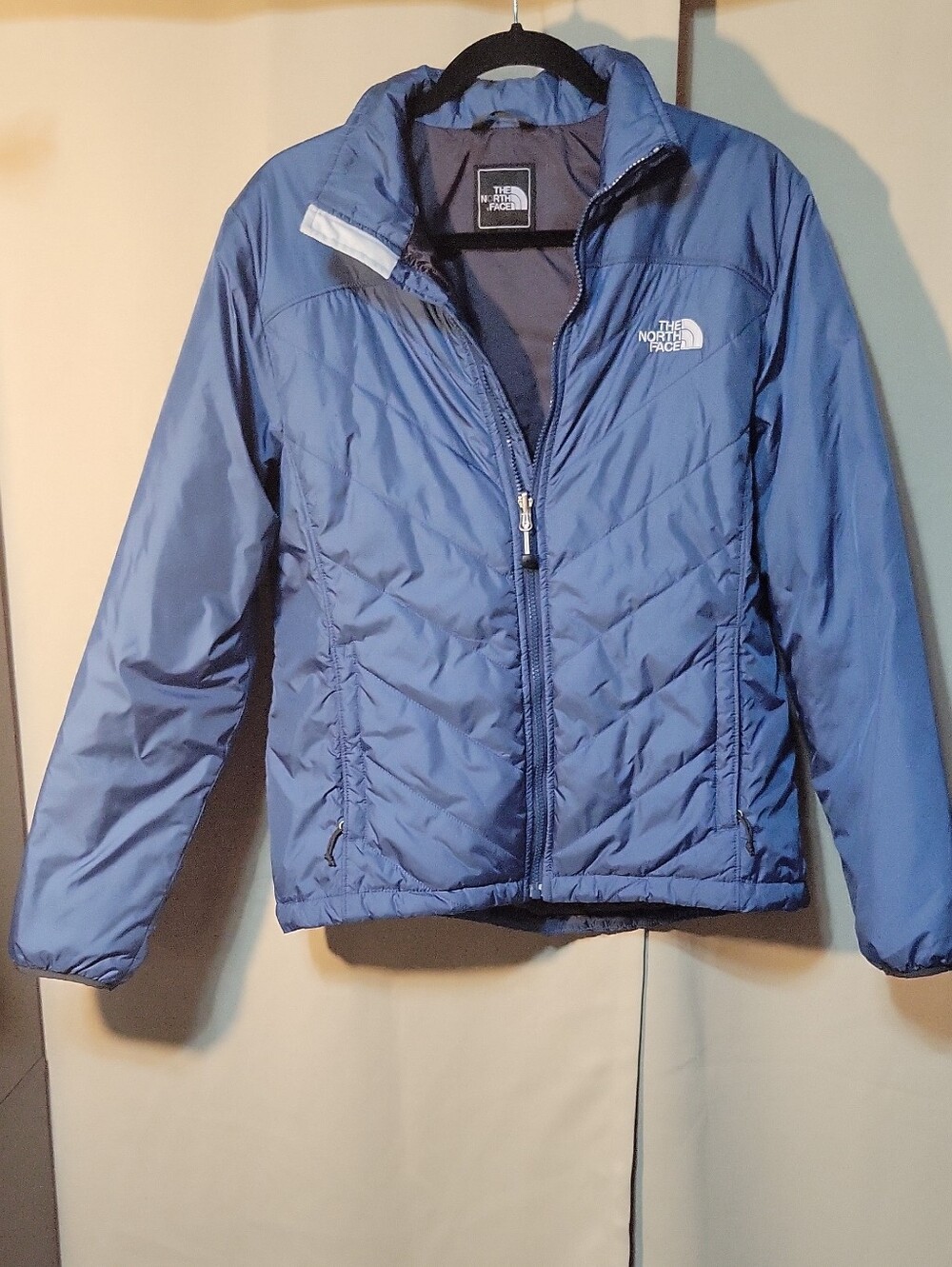The North Face Women's Slate Blue Quilted Puffer Jacket